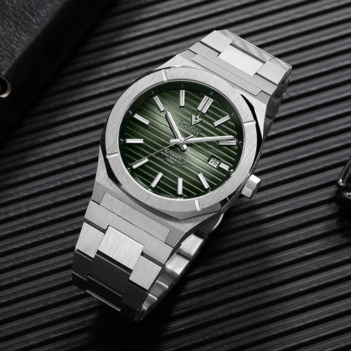 Cadisen C8200 Automatic Watch – Miyota 8215, 21 Jewels, Sapphire Crystal, 100m Water Resistant