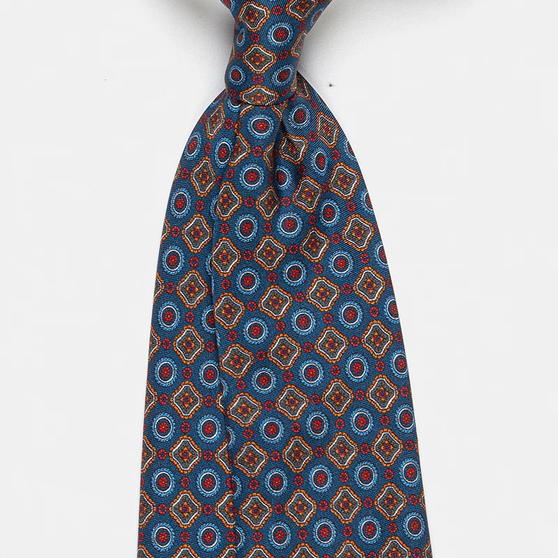 100% Silk Floral Necktie – Luxury Wedding & Business Tie | Men's