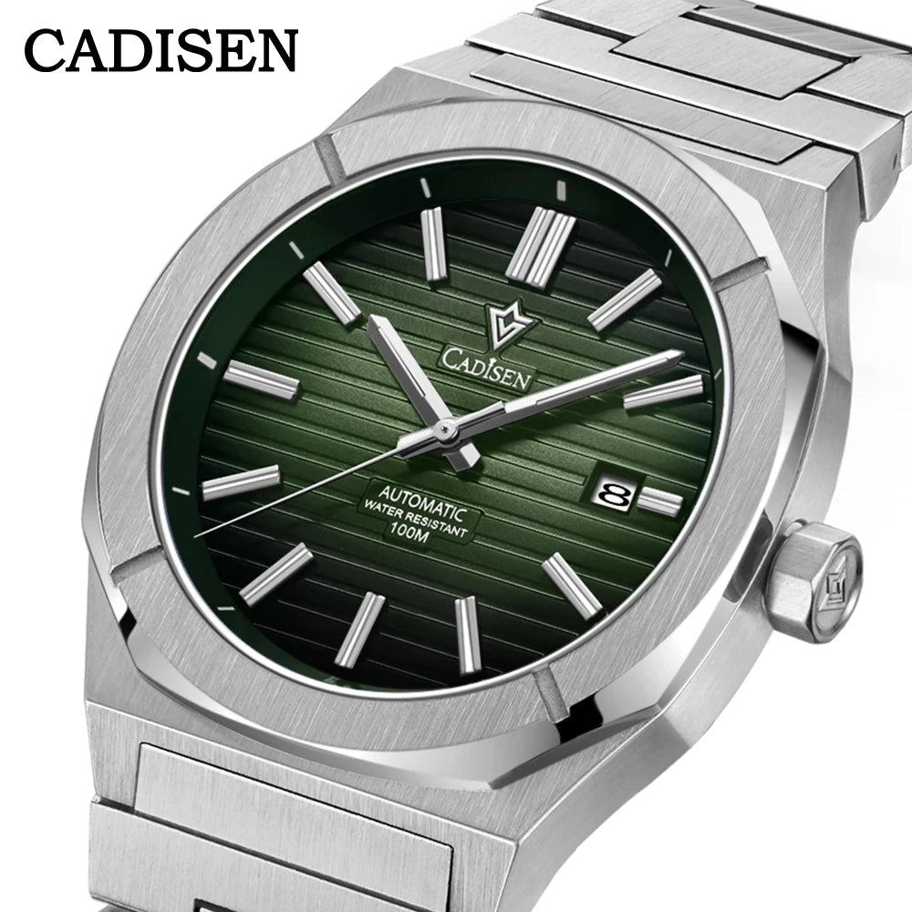 Cadisen C8200 Automatic Watch – Miyota 8215, 21 Jewels, Sapphire Crystal, 100m Water Resistant