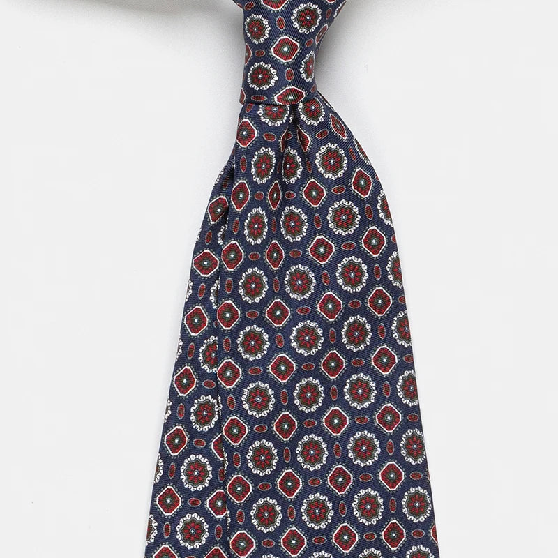 100% Silk Floral Necktie – Luxury Wedding & Business Tie | Men's