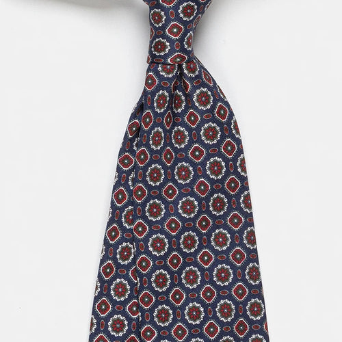 100% Silk Floral Necktie – Luxury Wedding & Business Tie | Men's