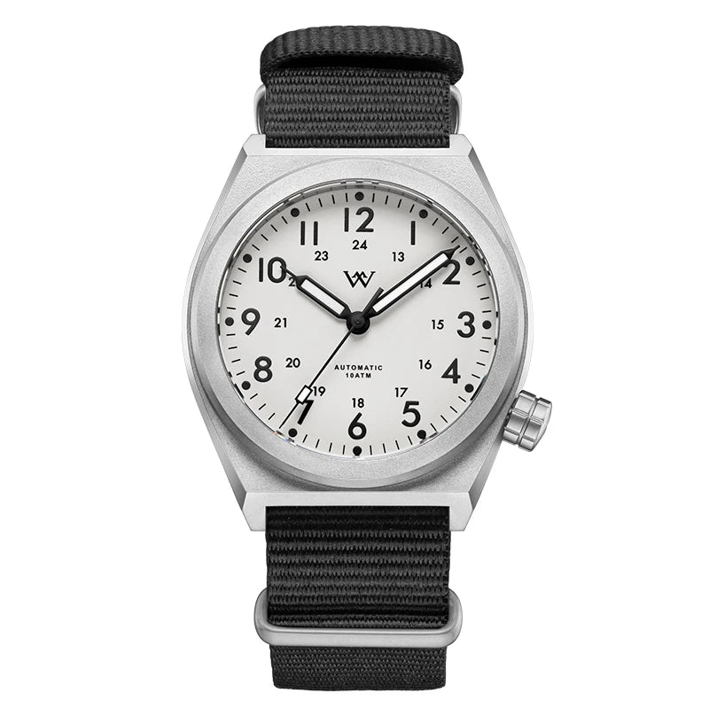 Welly Merck 216M Automatic Pilot Watch – 2565 Movement, AR Sapphire Crystal, 100m Water Resistant