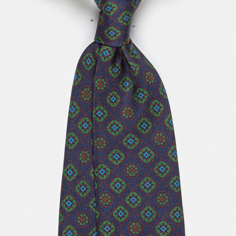 100% Silk Floral Necktie – Luxury Wedding & Business Tie | Men's