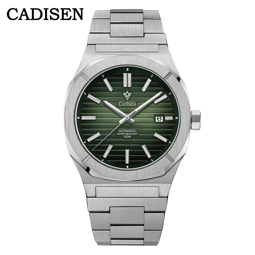 Cadisen C8200 Automatic Watch – Miyota 8215, 21 Jewels, Sapphire Crystal, 100m Water Resistant