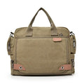 Men's Canvas Satchel Crossbody & Shoulder Bag – Large Capacity Messenger for Travel & Daily Use