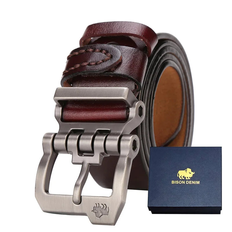 BISON DENIM Genuine Leather Belt