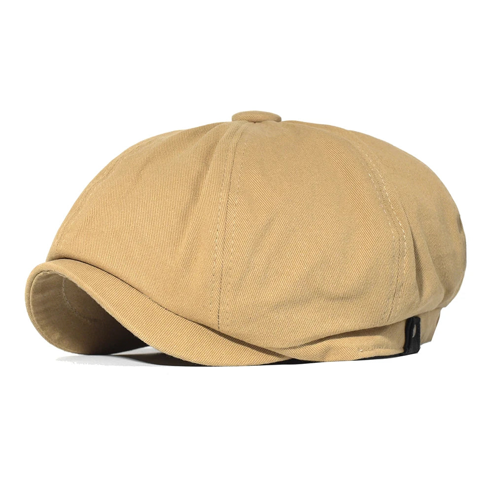 Cotton Newsboy Cap