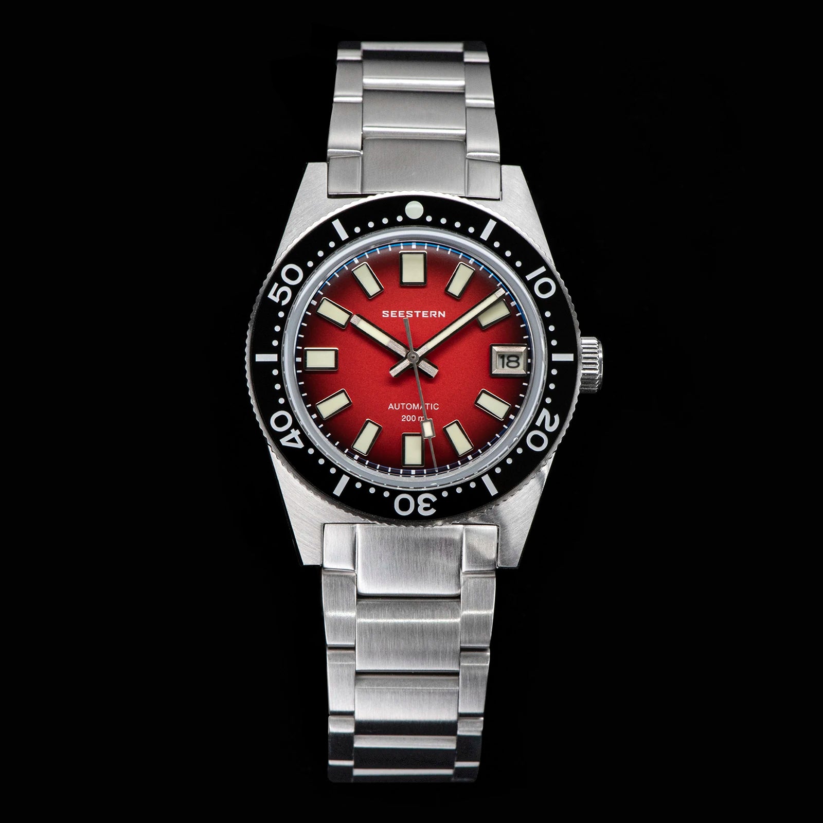 Seestern 62MAS V3 Automatic Dive Watch – NH35A, Domed Sapphire, 37mm, 200m Water Resistant