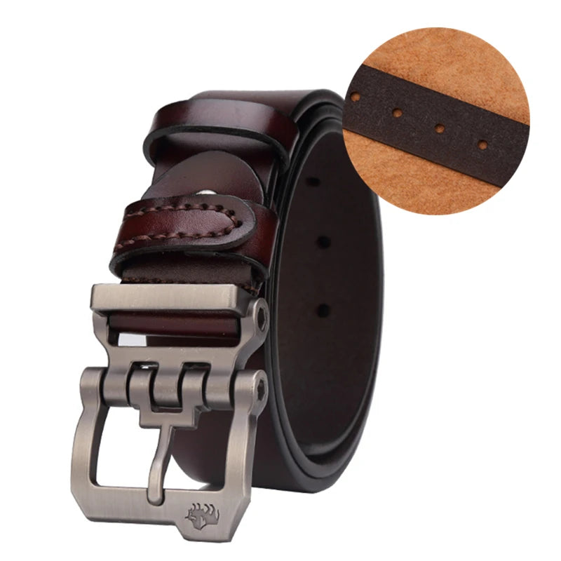 BISON DENIM Genuine Leather Belt