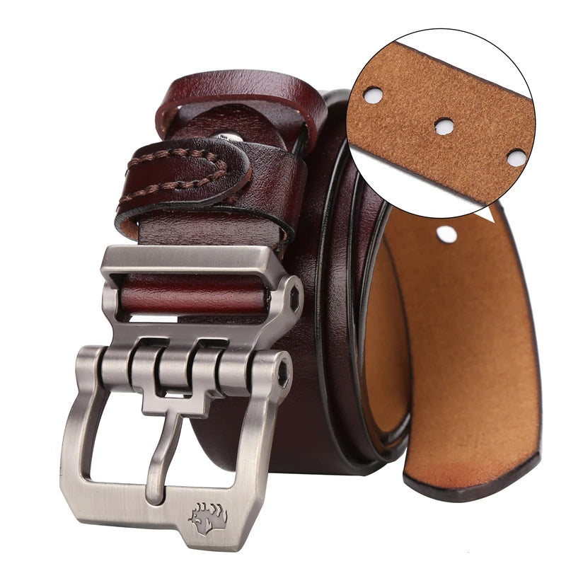 BISON DENIM Genuine Leather Belt