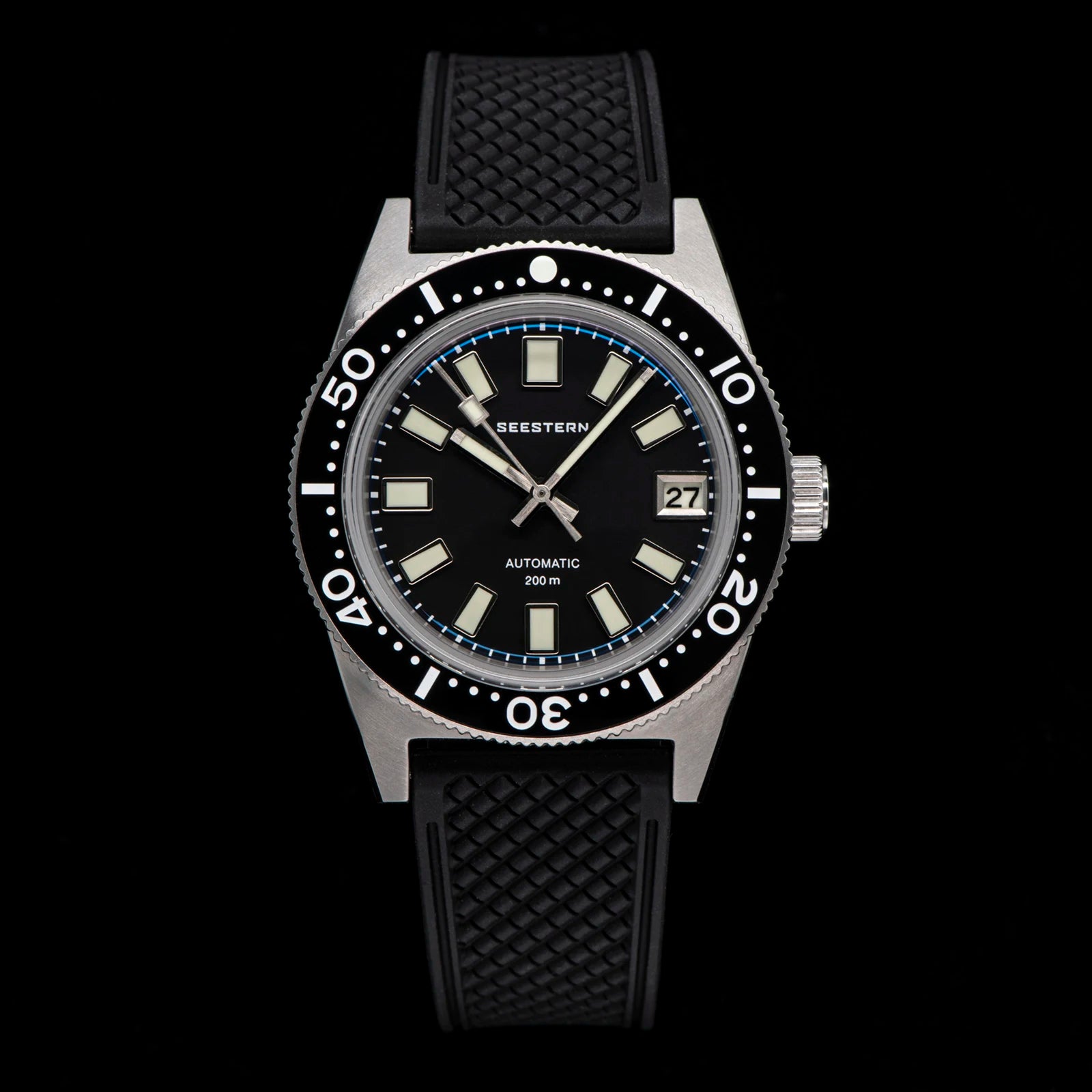 Seestern 62MAS V3 Automatic Dive Watch – NH35A, Domed Sapphire, 37mm, 200m Water Resistant