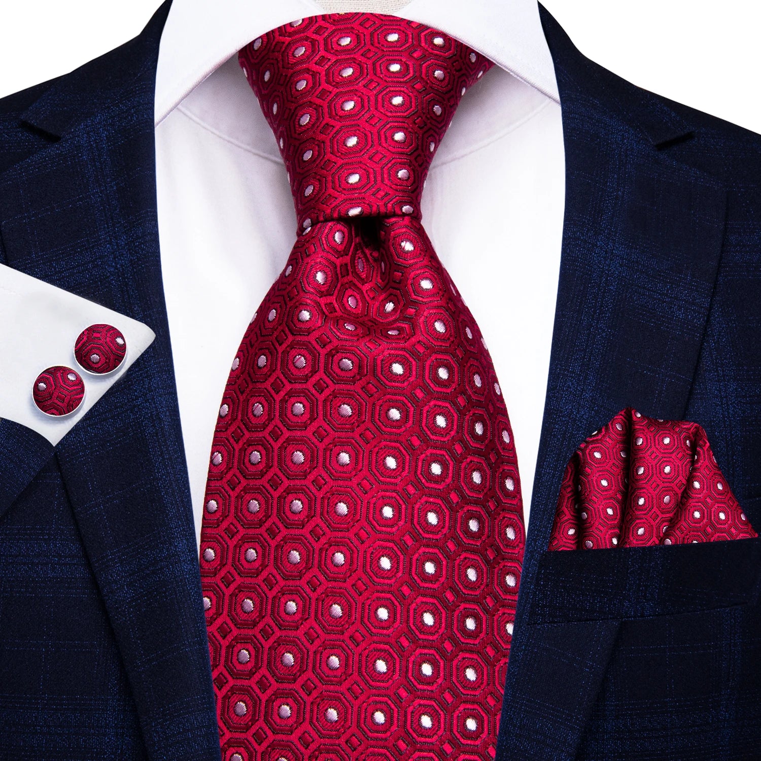 Hi-Tie Men's 100% Silk Paisley Necktie – 8.5cm | 15 Colours