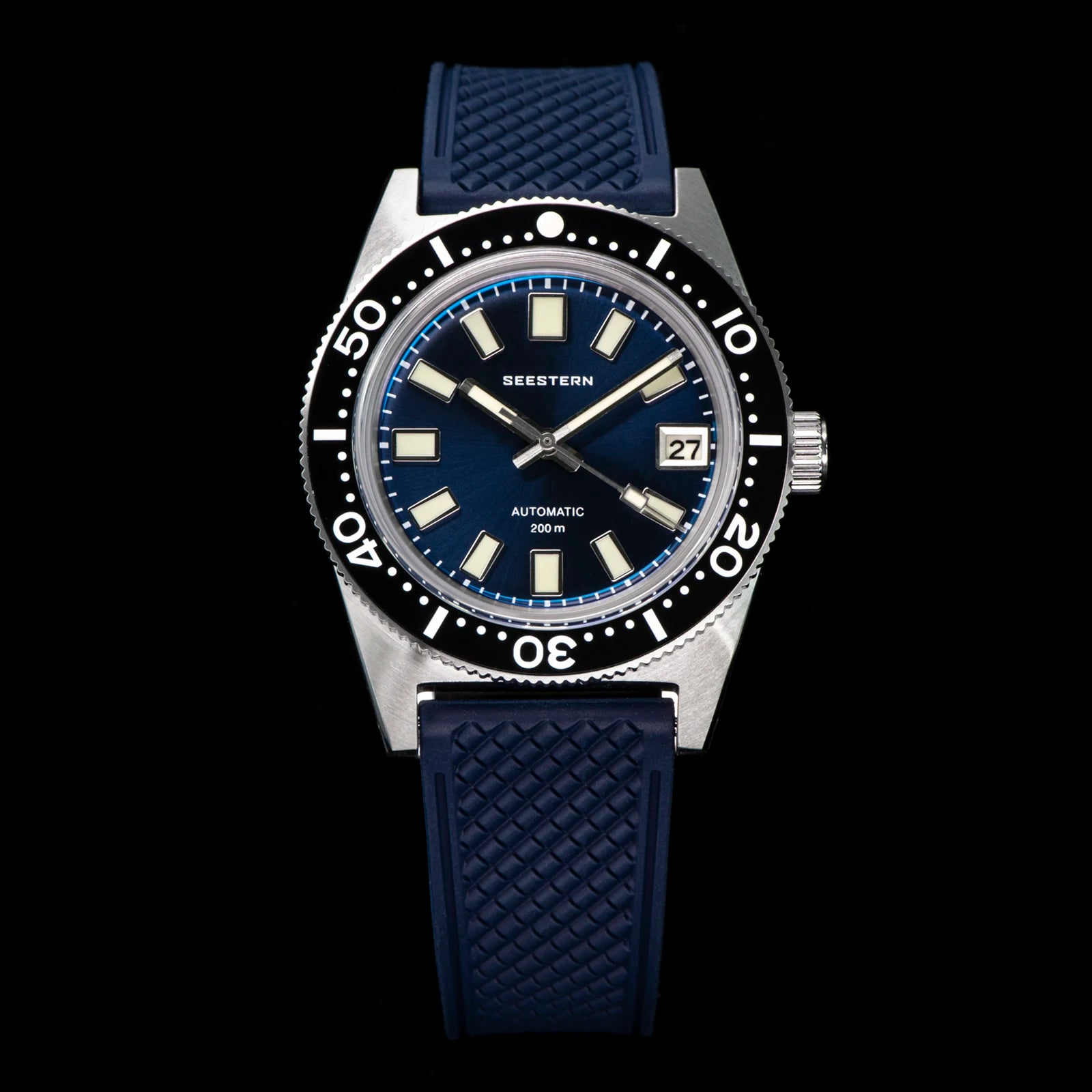 Seestern 62MAS V3 Automatic Dive Watch – NH35A, Domed Sapphire, 37mm, 200m Water Resistant