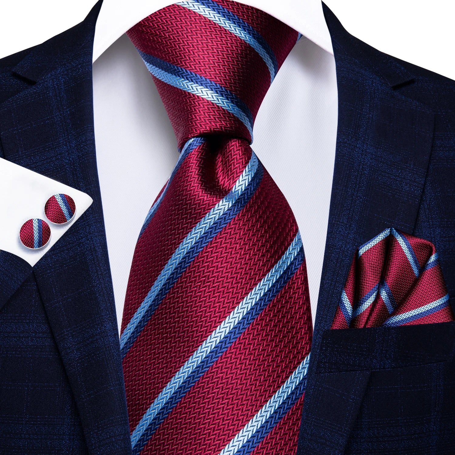 Hi-Tie Men's 100% Silk Paisley Necktie – 8.5cm | 15 Colours