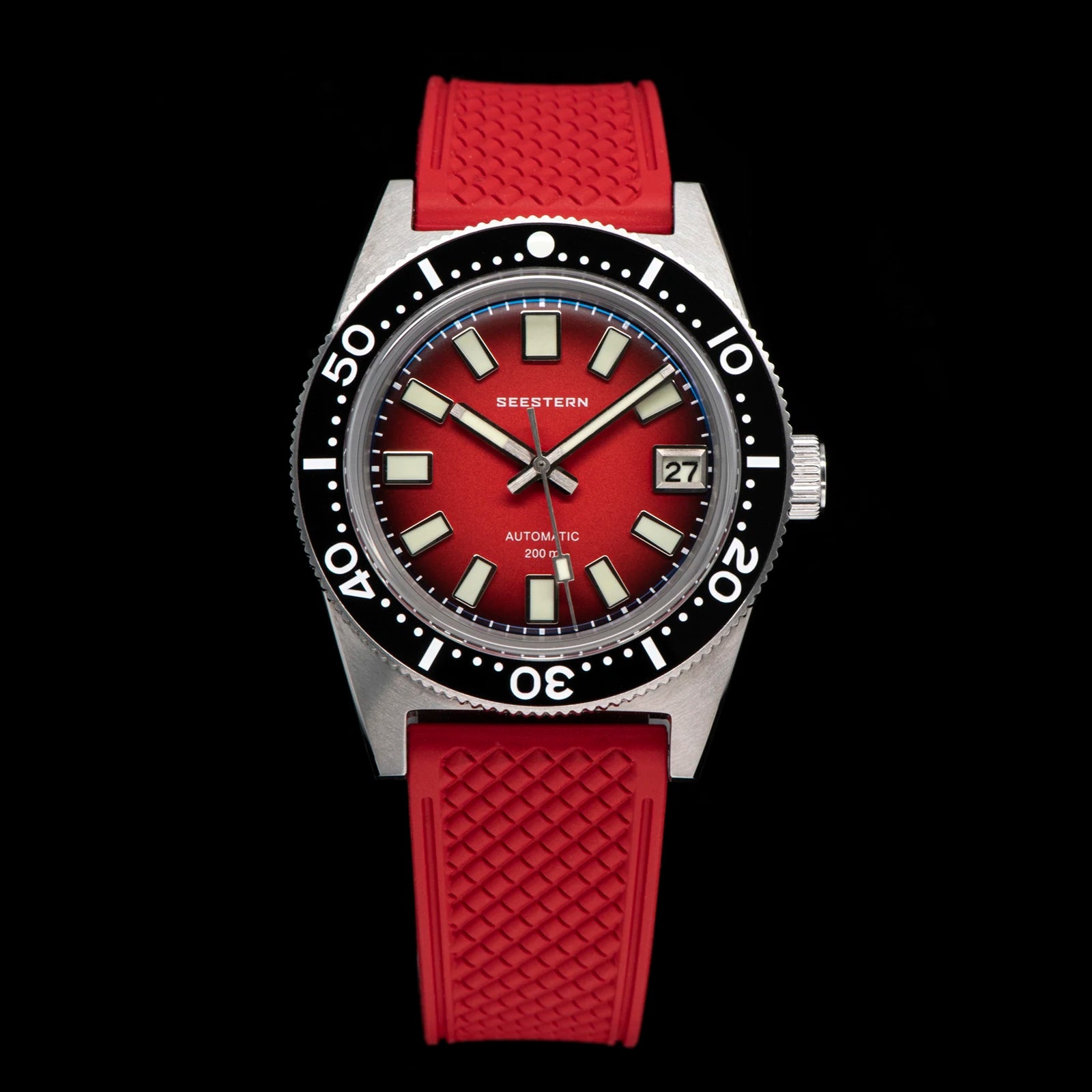 Seestern 62MAS V3 Automatic Dive Watch – NH35A, Domed Sapphire, 37mm, 200m Water Resistant
