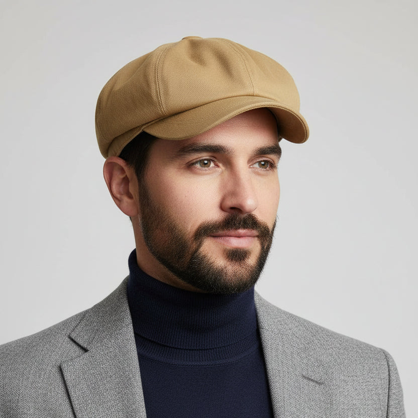 Cotton Newsboy Cap