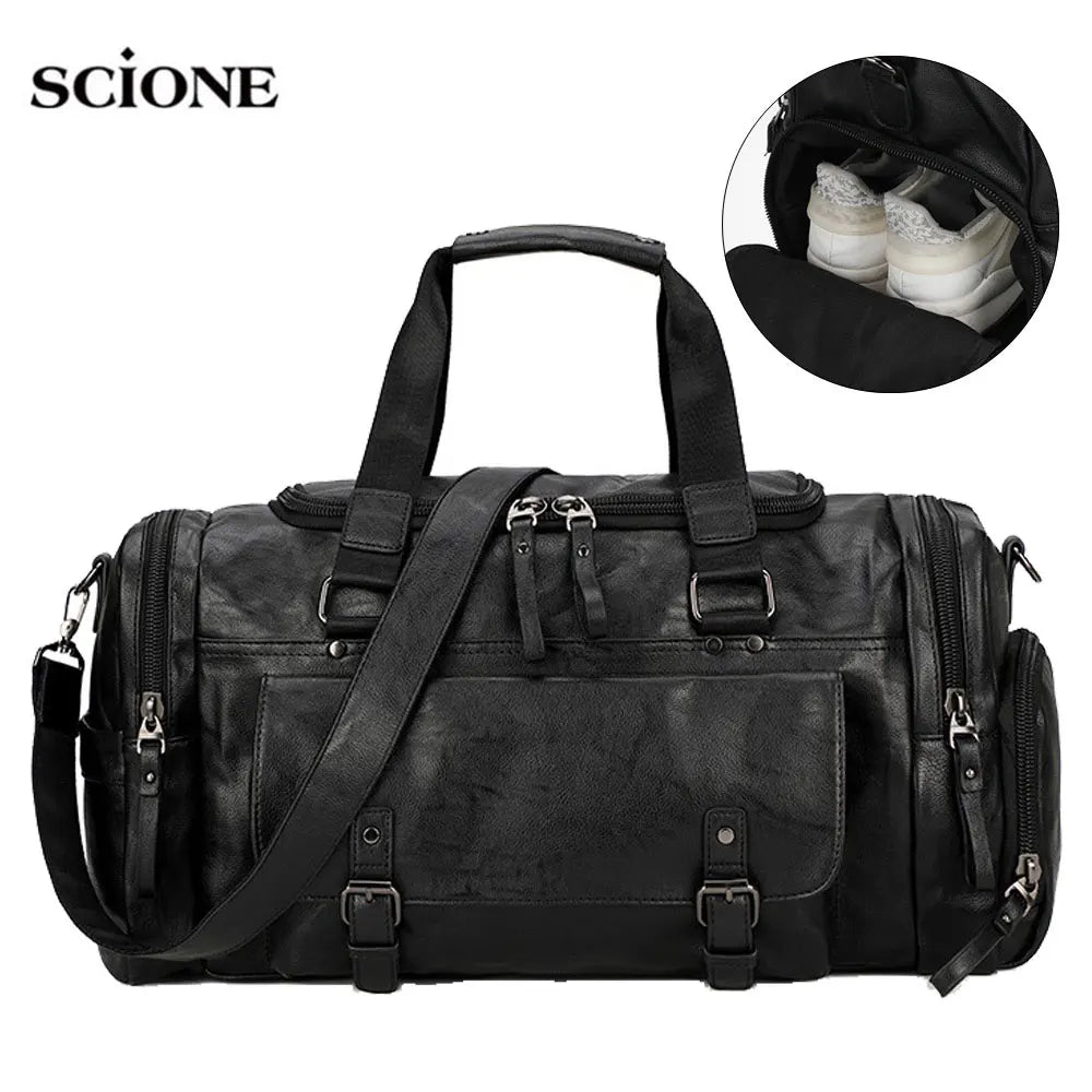 Men's Waterproof Gym Duffel Bag – Large Training & Travel Sports Bag