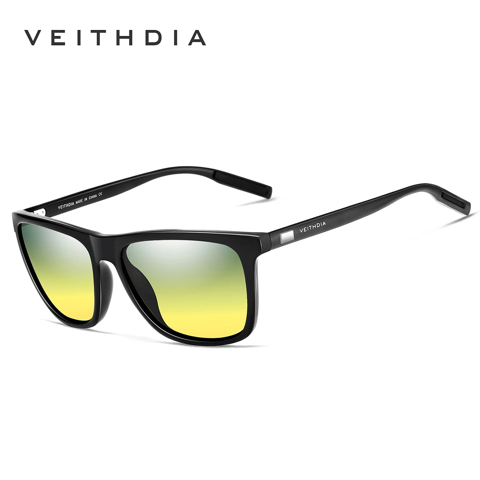 VEITHDIA Sunglasses Sports Outdoor Unisex Aluminum magnesium TR90 Polarized UV400 Lens Vintage Sun Glasses For Male/Female V6108