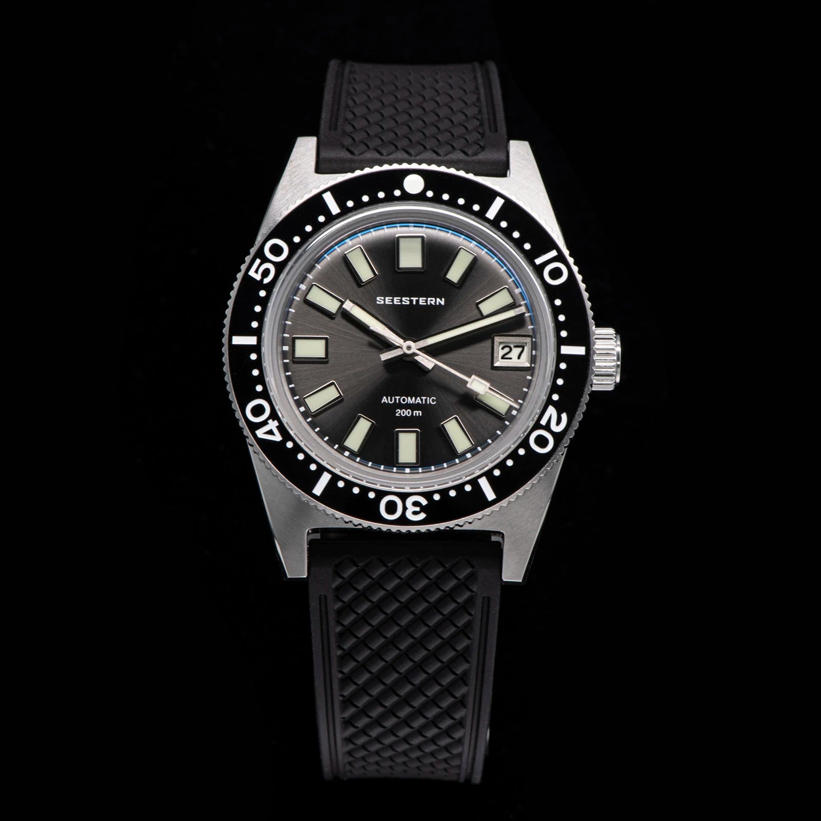 Seestern 62MAS V3 Automatic Dive Watch – NH35A, Domed Sapphire, 37mm, 200m Water Resistant