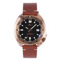 HEIMDALLR Men Dive Watch Bronze Turtle Case Automatic Mechanical Wristwatch Diver 200m Waterproof C3 Luminous Sapphire NH35