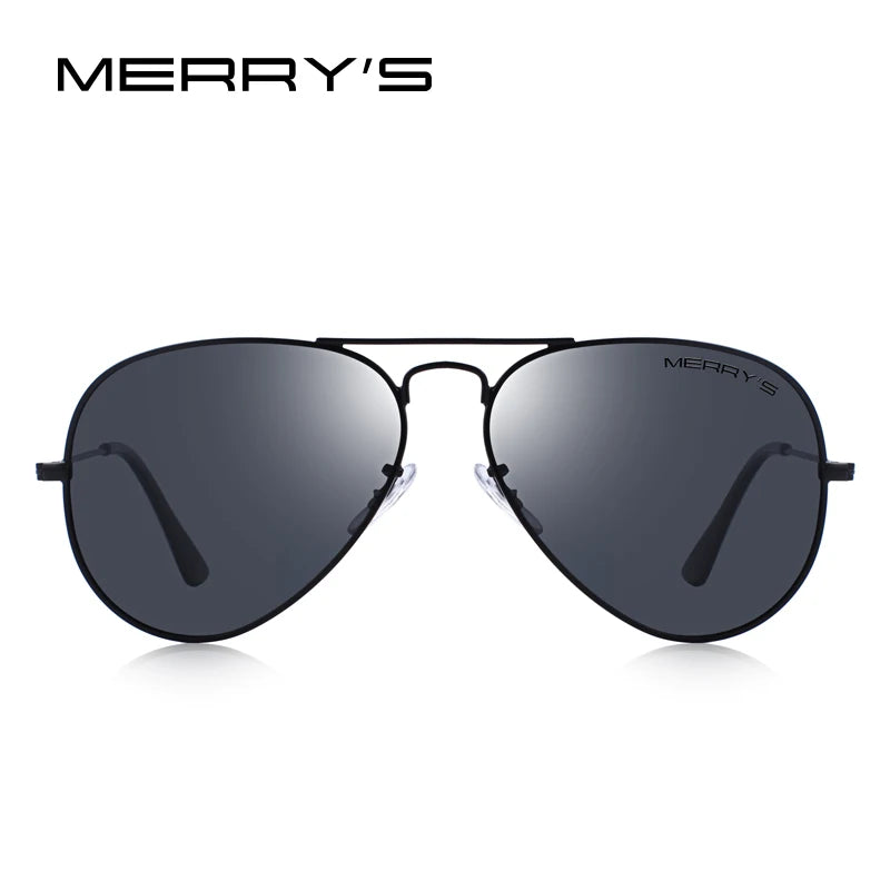 Merry's Classic Pilot Polarised Sunglasses — Unisex