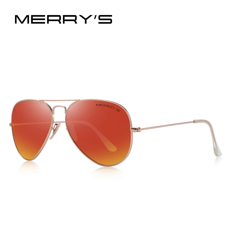 Merry's Classic Pilot Polarised Sunglasses — Unisex