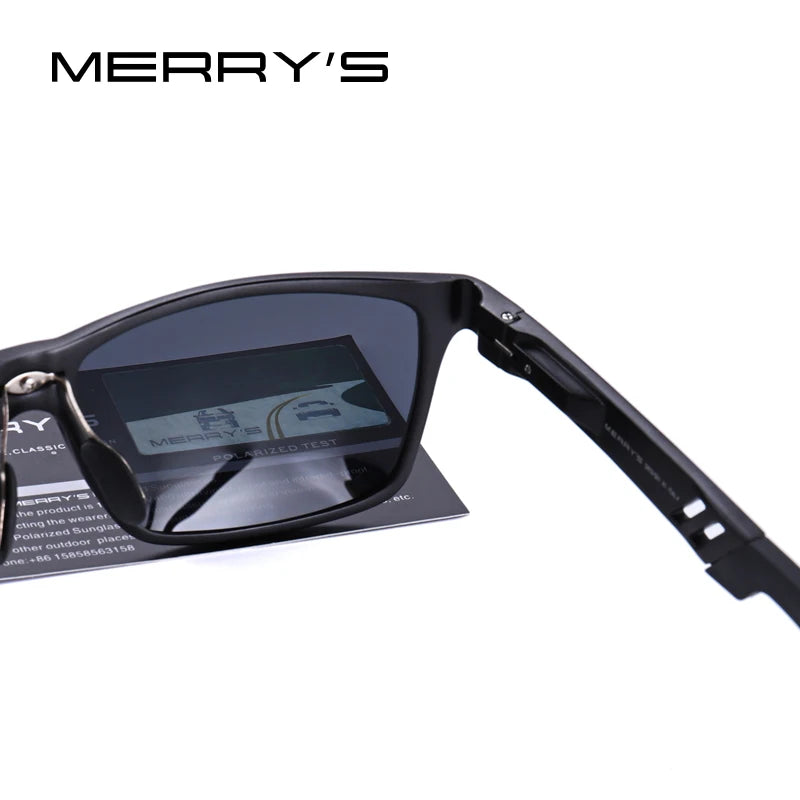 Merry's Men's HD Polarised Sunglasses — Aluminium-Magnesium Frame