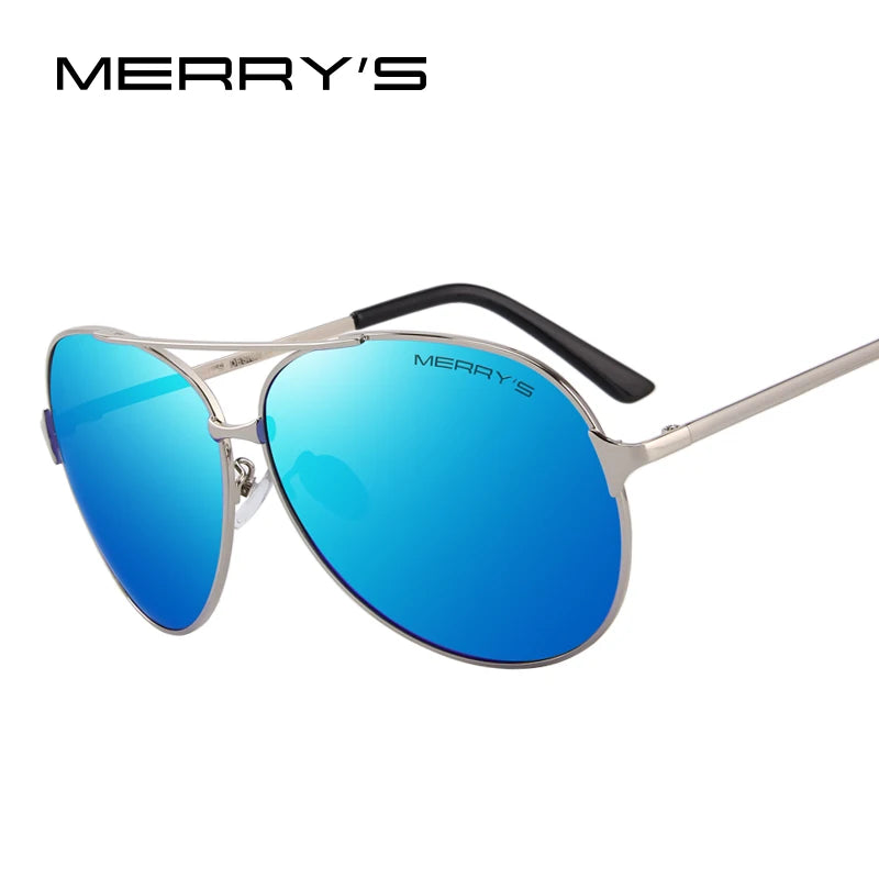 Merry's Men's Classic Aviation Polarised Sunglasses