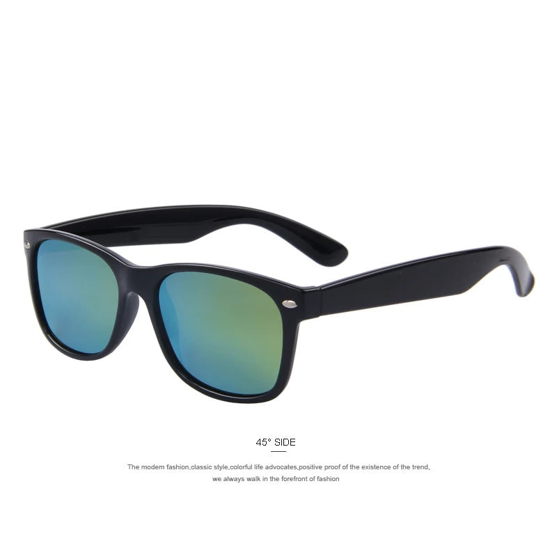 Merry's Men's Polarised Retro Rivet Sunglasses — Vintage-Inspired Rectangle Frame