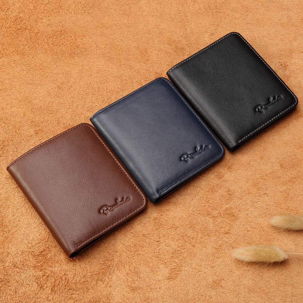 BISON DENIM Leather Bifold Wallet – Gift Edition