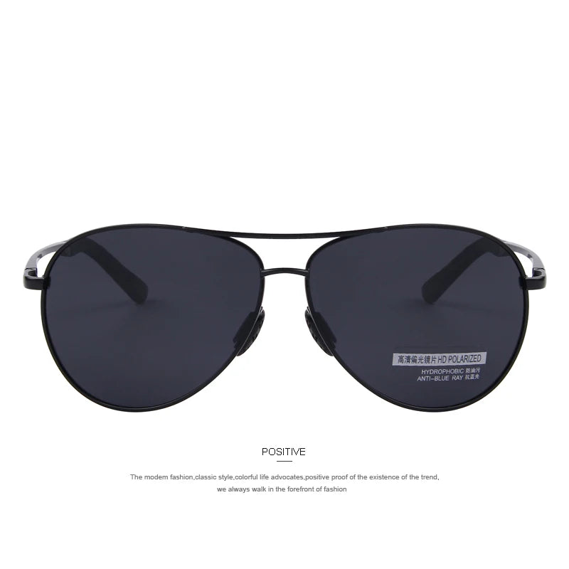 Merry's Men's Polarised Shield Sunglasses — Vintage-Inspired Alloy Frame