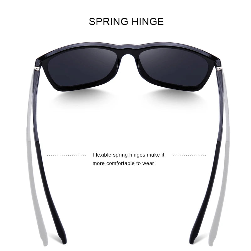 Merry's Men's HD Polarised Fishing Sunglasses — Aluminium Alloy Temples