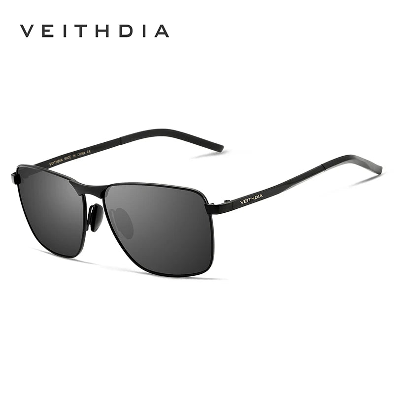 VEITHDIA Vintage Sports Sunglasses | Alloy Frame | Polarized UV400