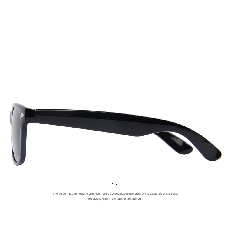 Merry's Men's Polarised Retro Rivet Sunglasses — Vintage-Inspired Rectangle Frame