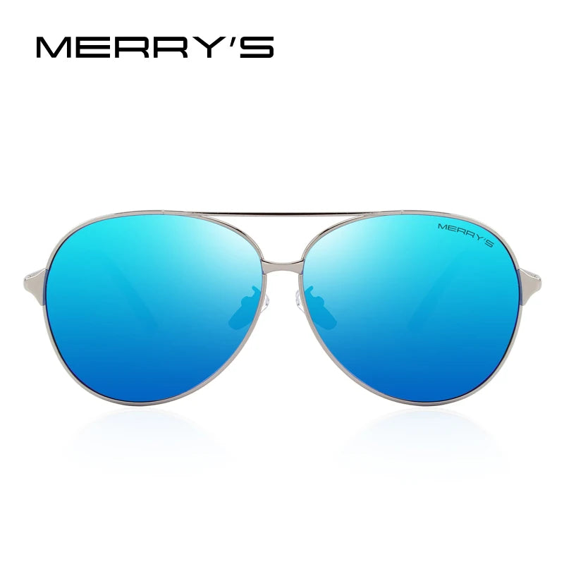 Merry's Men's Classic Aviation Polarised Sunglasses