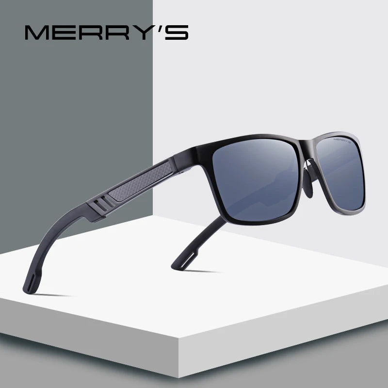 Merry's Men's HD Polarised Sunglasses — Aluminium-Magnesium Frame
