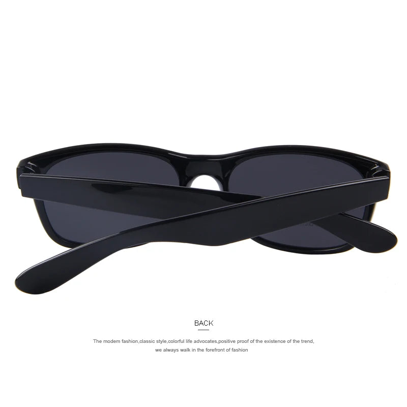 Merry's Men's Polarised Retro Rivet Sunglasses — Vintage-Inspired Rectangle Frame