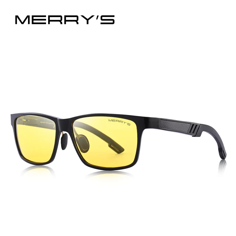 Merry's Men's HD Polarised Sunglasses — Aluminium-Magnesium Frame