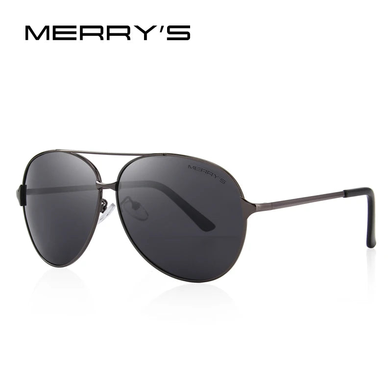 Merry's Men's Classic Aviation Polarised Sunglasses