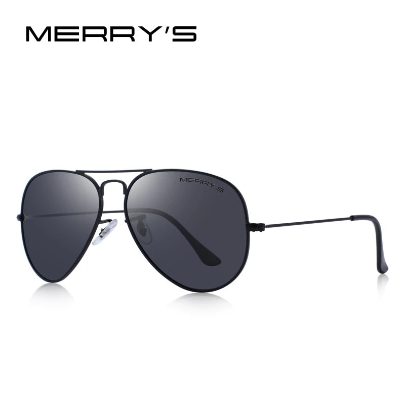 Merry's Classic Pilot Polarised Sunglasses — Unisex
