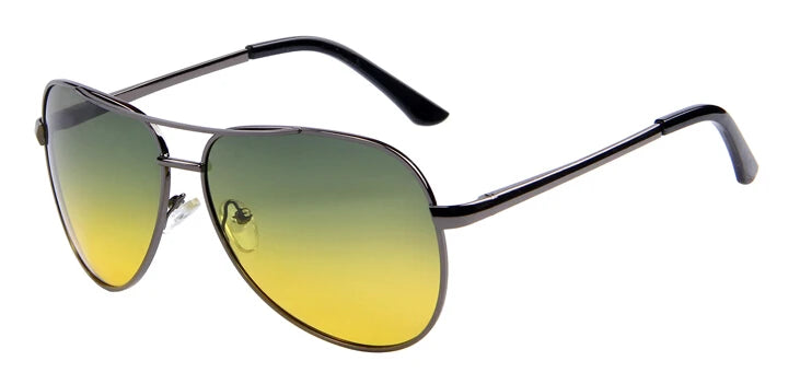 Merry's Men's Polarised Pilot Sunglasses — Day & Night Vision