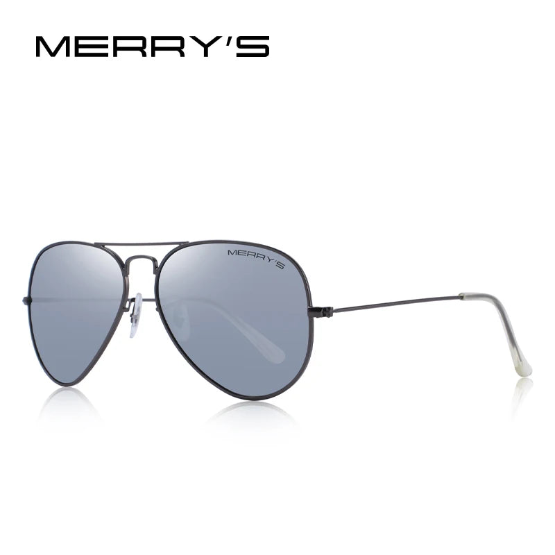 Merry's Classic Pilot Polarised Sunglasses — Unisex