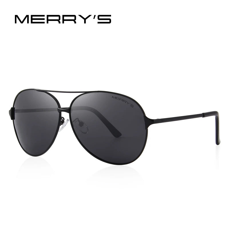 Merry's Men's Classic Aviation Polarised Sunglasses