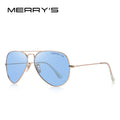 Merry's Classic Pilot Polarised Sunglasses — Unisex