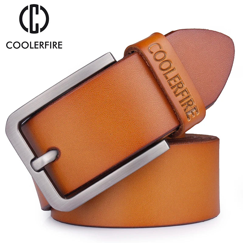 New Men's Belt Genuine Leather Belt For Men Designer Belts Men High Quality Fashion Luxury Brand Wide Belts