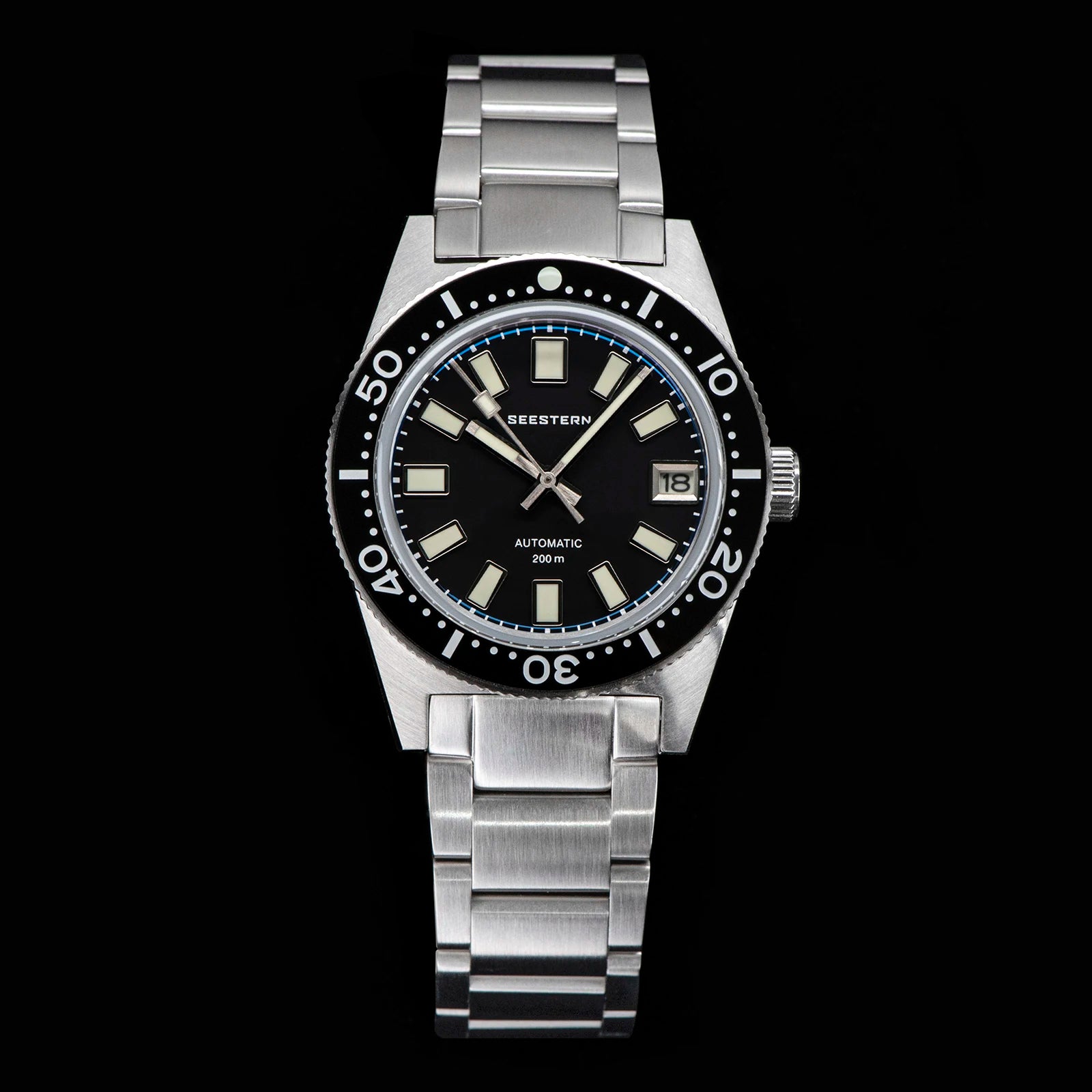 Seestern 62MAS V3 Automatic Dive Watch – NH35A, Domed Sapphire, 37mm, 200m Water Resistant