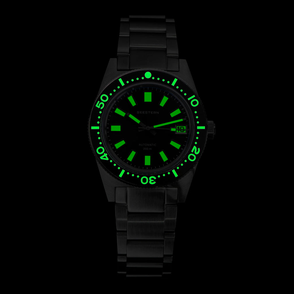 Seestern 62MAS V3 Automatic Dive Watch – NH35A, Domed Sapphire, 37mm, 200m Water Resistant