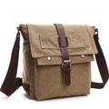 Men's Vintage Canvas Messenger Bag – Retro Crossbody & Shoulder Bag for Work & Travel