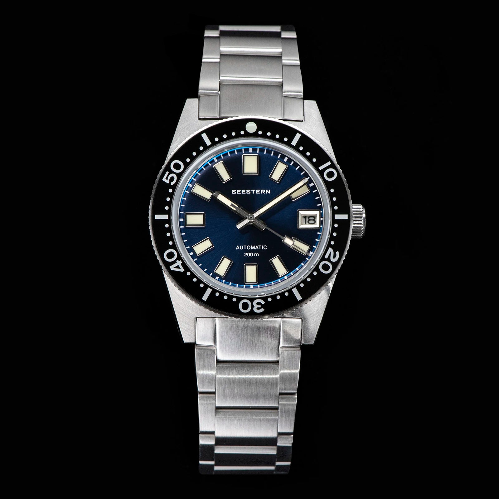 Seestern 62MAS V3 Automatic Dive Watch – NH35A, Domed Sapphire, 37mm, 200m Water Resistant