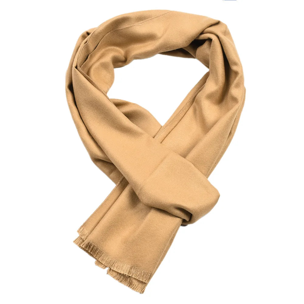 Men's Cashmere Blend Solid Scarf